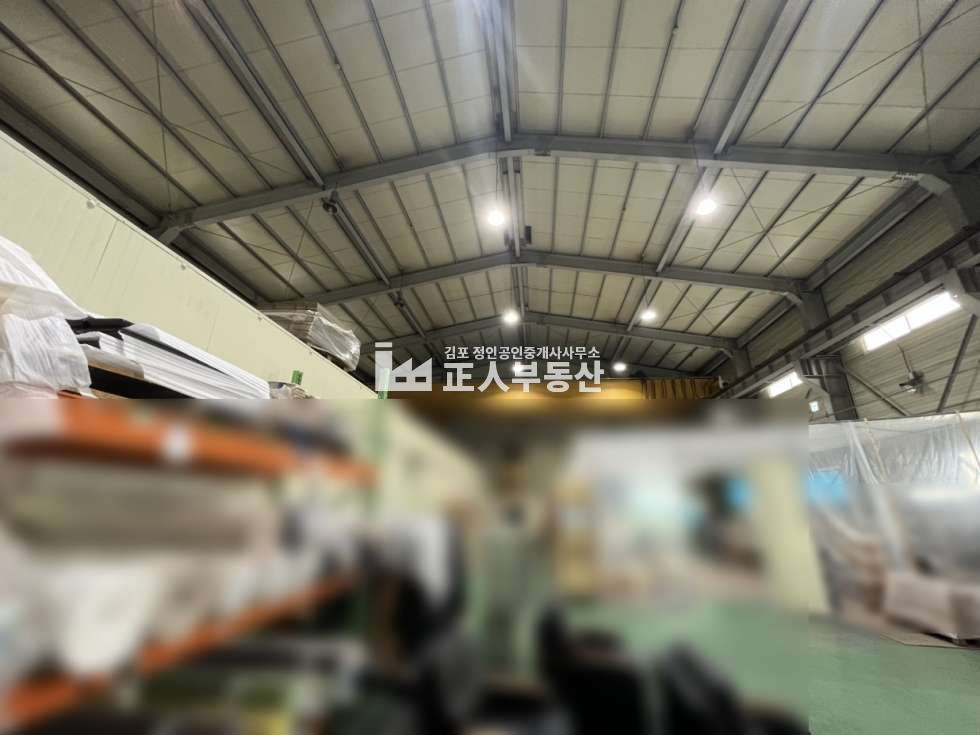경기 김포시 통진읍 옹정리 1,2동 통진 대형공장 공장 420평 단독마당 40피트 진입가능 호이스트15톤 200kw 월세 매물번호 11123 사진 6