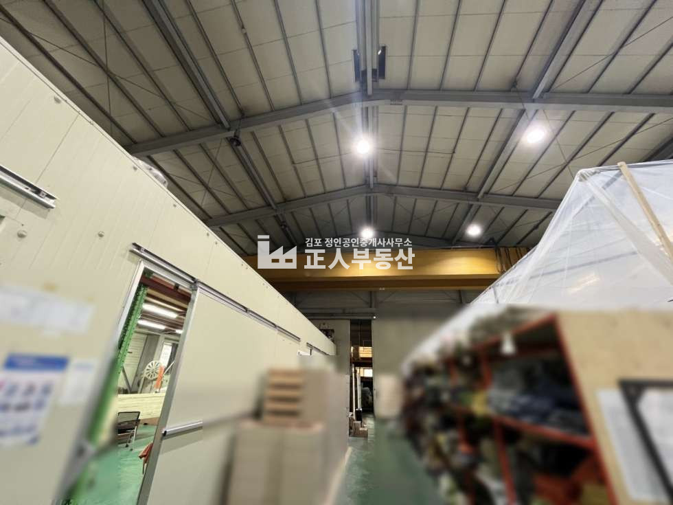 경기 김포시 통진읍 옹정리 1,2동 통진 대형공장 공장 420평 단독마당 40피트 진입가능 호이스트15톤 200kw 월세 매물번호 11123 사진 7