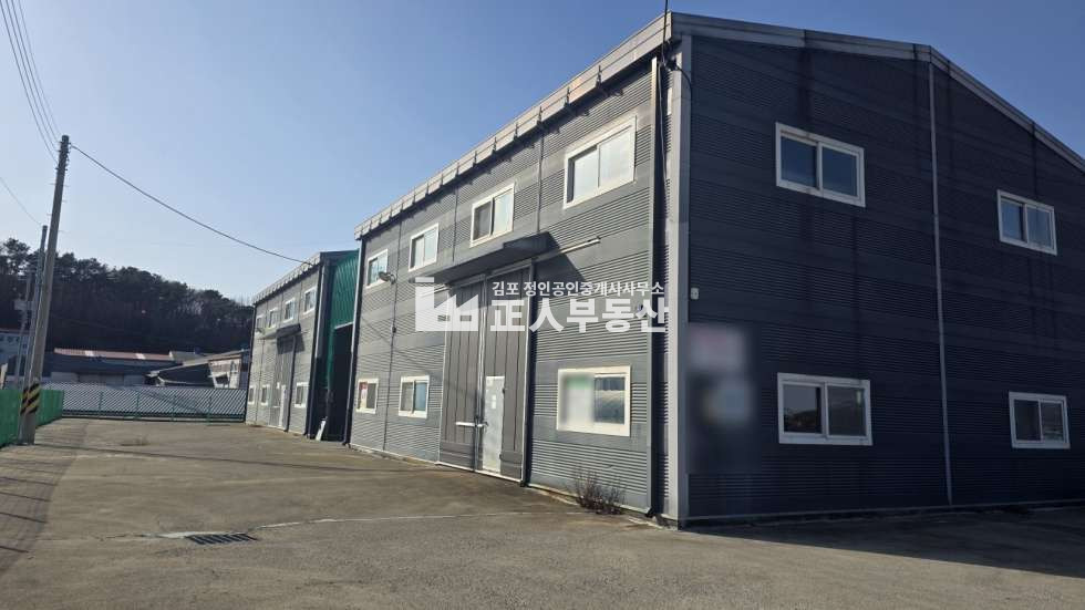 경기 김포시 통진읍 고정리 1동 통진 2차선도로인근 2종제조 대형차량진입가능 60평 2개동 매매 매물번호 11094 사진 4
